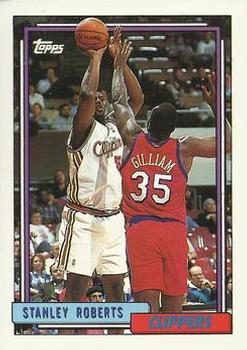 #285 Stanley Roberts - Los Angelesippers - 1992-93 Topps Basketball