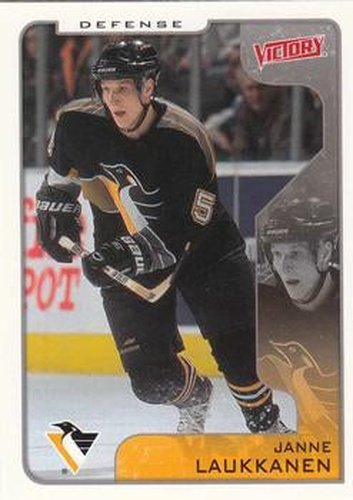 #285 Janne Laukkanen - Pittsburgh Penguins - 2001-02 Upper Deck Victory Hockey