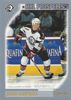 #285 Brian Campbell - Buffalo Sabres - 2000-01 O-Pee-Chee Hockey