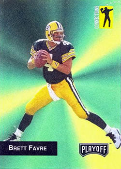 #285 Brett Favre - Green Bay Packers - 1993 Playoff Football