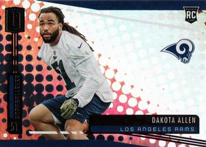 #285 Dakota Allen - Los Angeles Rams - 2019 Panini Unparalleled Football