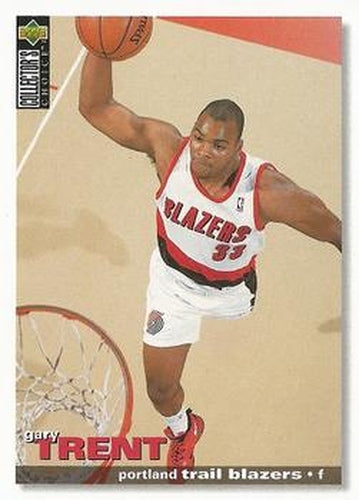 #285 Gary Trent - Portland Trail Blazers - 1995-96 Collector's Choice Basketball