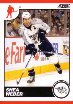 #285 Shea Weber - Nashville Predators - 2010-11 Score Hockey