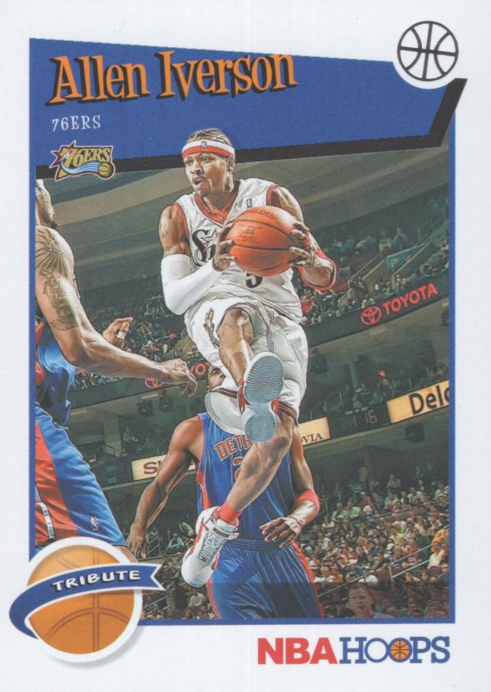 #285 Allen Iverson - Philadelphia 76ers - 2019-20 Hoops Basketball