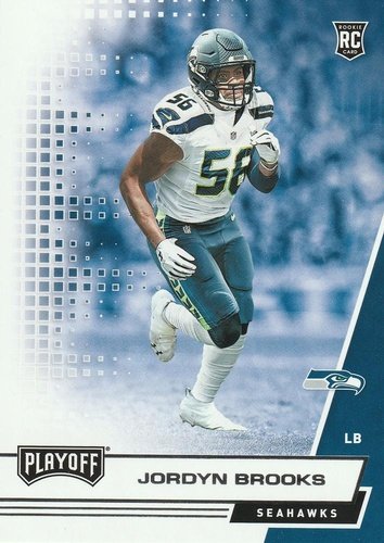 #285 Jordyn Brooks - Seattle Seahawks - 2020 Panini Playoff Football
