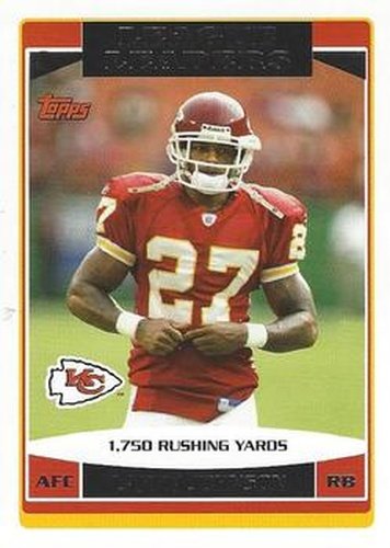 #285 Larry Johnson - Kansas City Chiefs - 2006 Topps Football