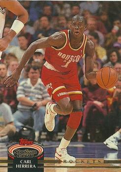 #285 Carl Herrera - Houston Rockets - 1992-93 Stadium Club Basketball