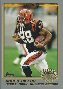 #285 Corey Dillon - Cincinnati Bengals - 2001 Topps Football