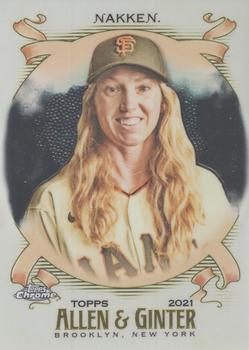 #285 Alyssa Nakken - San Francisco Giants - 2021 Topps Allen & Ginter Chrome Baseball