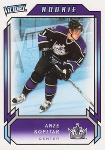 #285 Anze Kopitar - Los Angeles Kings - 2006-07 Upper Deck Victory Update Hockey