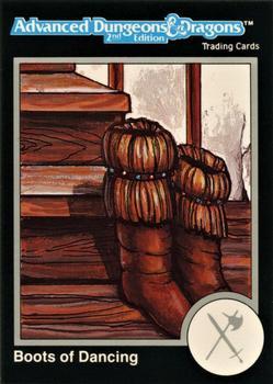 #285 Boots of Dancing - 1991 TSR Advanced Dungeons & Dragons - Silver