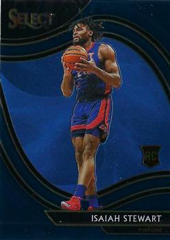 #285 Isaiah Stewart - Detroit Pistons - 2020-21 Panini Select - Blue Basketball