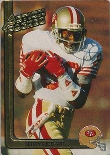 #285 Jerry Rice - San Francisco 49ers - 1991 Action Packed Football