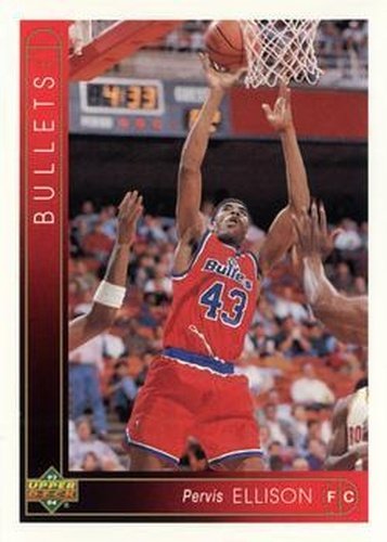 #285 Pervis Ellison - Washington Bullets - 1993-94 Upper Deck Basketball