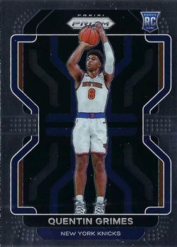#285 Quentin Grimes - New York Knicks - 2021-22 Panini Prizm Basketball