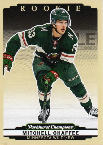 #285 Mitchell Chaffee - Minnesota Wild - 2022-23 Parkhurst Champions Hockey