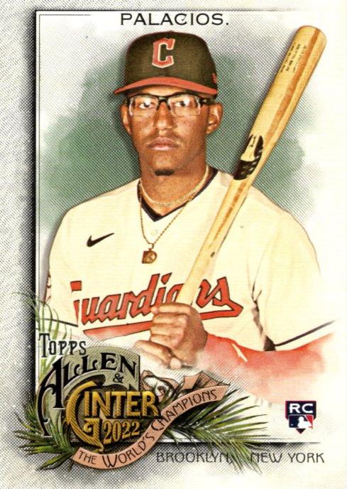 #285 Richie Palacios - Cleveland Guardians - 2022 Topps Allen & Ginter Baseball