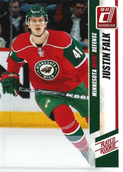 #285a Justin Falk - Minnesota Wild - 2010-11 Donruss Hockey