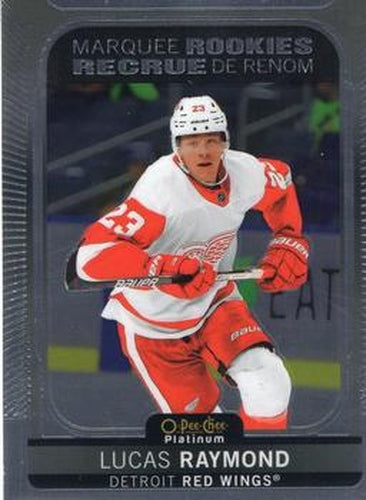#286 Lucas Raymond - Detroit Red Wings - 2021-22 O-Pee-Chee Platinum Hockey