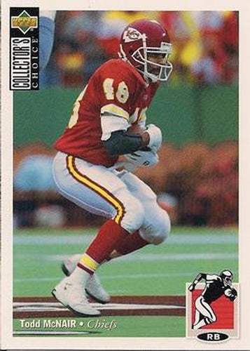 #286 Todd McNair - Kansas City Chiefs - 1994 Collector's Choice Football