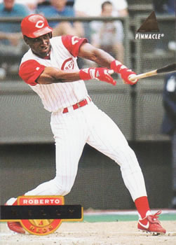 #286 Roberto Kelly - Cincinnati Reds - 1994 Pinnacle Baseball