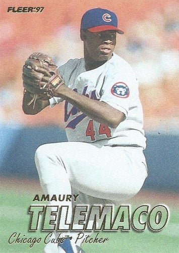 #286 Amaury Telemaco - Chicago Cubs - 1997 Fleer Baseball