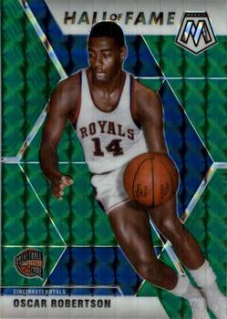 #286 Oscar Robertson - Cincinnati Royals - 2019-20 Panini Mosaic - Green Prizm Basketball