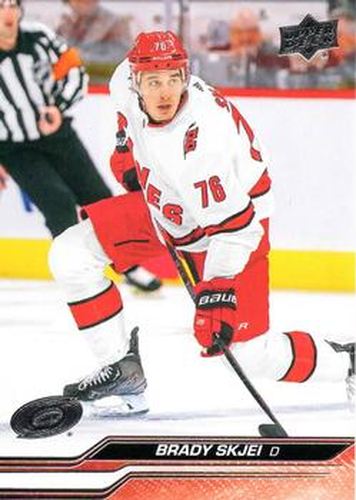 #286 Brady Skjei - Carolina Hurricanes -2023-24 Upper Deck Hockey