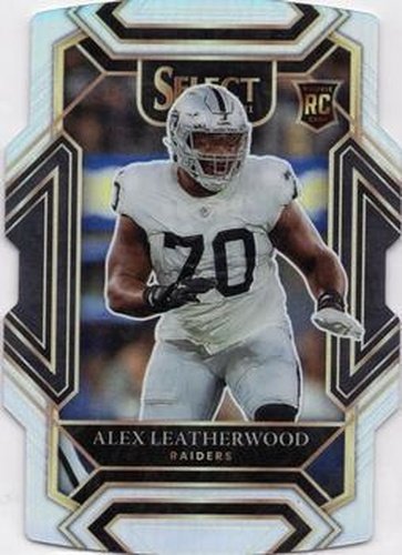 #286 Alex Leatherwood - Las Vegas Raiders - 2021 Panini Select - Silver Prizm Die Cut Football