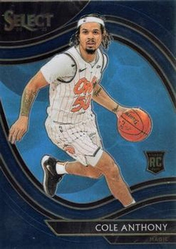 #286 Cole Anthony - Orlando Magic - 2020-21 Panini Select - Blue Basketball
