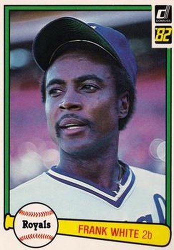 #286 Frank White - Kansas City Royals - 1982 Donruss Baseball