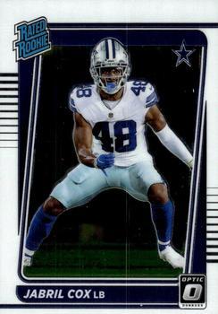 #286 Jabril Cox - Dallas Cowboys - 2021 Donruss Optic Football