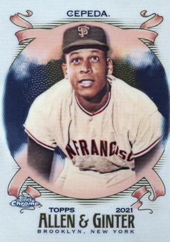 #286 Orlando Cepeda - San Francisco Giants - 2021 Topps Allen & Ginter Chrome Baseball