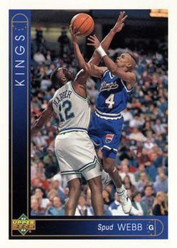 #286 Spud Webb - Sacramento Kings - 1993-94 Upper Deck Basketball