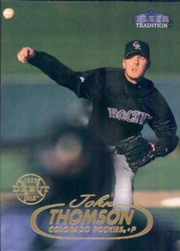 #286 John Thomson - Colorado Rockies - 1998 Fleer Tradition Baseball