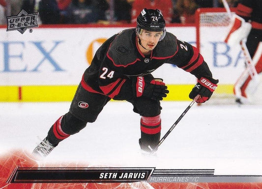 #287 Seth Jarvis - Carolina Hurricanes - 2022-23 Upper Deck Hockey
