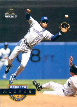 #287 Roberto Alomar - Toronto Blue Jays - 1994 Pinnacle Baseball