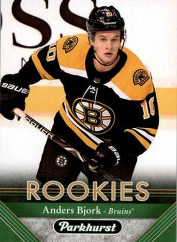 #287 Anders Bjork - Boston Bruins - 2017-18 Parkhurst Hockey