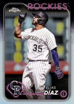 #287 Elias Díaz - Colorado Rockies - 2024 Topps Chrome Baseball