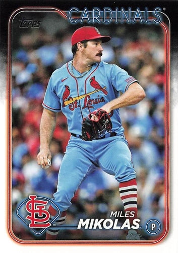 #287 Miles Mikolas - St. Louis Cardinals - 2024 Topps Baseball