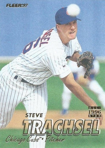 #287 Steve Trachsel - Chicago Cubs - 1997 Fleer Baseball