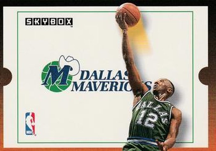 #287 Derek Harper - Dallas Mavericks - 1992-93 SkyBox Basketball