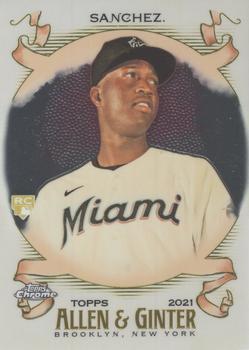 #287 Jesus Sanchez - Miami Marlins - 2021 Topps Allen & Ginter Chrome Baseball
