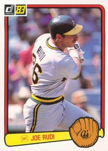 #287 Joe Rudi - Oakland Athletics - 1983 Donruss Baseball