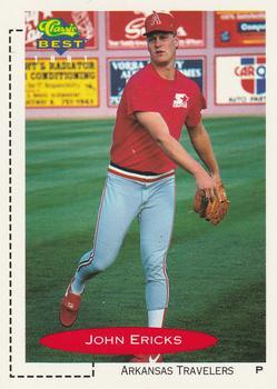 #287 John Ericks - Arkansas Travelers - 1991 Classic Best Baseball