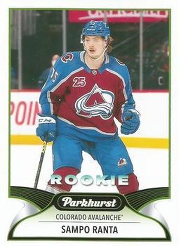 #287 Sampo Ranta - Colorado Avalanche - 2021-22 Parkhurst Hockey