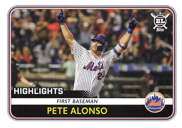 #287 Pete Alonso - New York Mets - 2020 Topps Big League Baseball