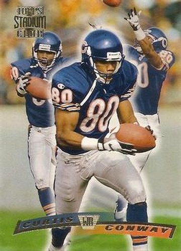 #287 Curtis Conway - Chicago Bears - 1996 Stadium Club Football