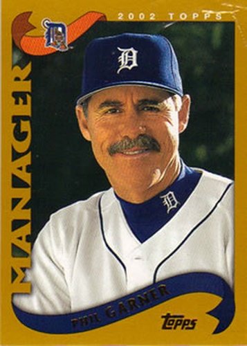 #287 Phil Garner - Detroit Tigers - 2002 Topps Baseball