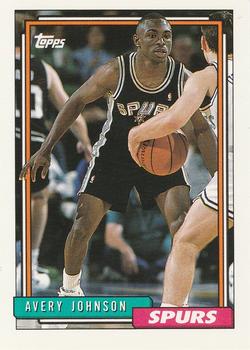 #287 Avery Johnson - San Antonio Spurs - 1992-93 Topps Basketball